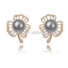 Handmade pearl earrings photos dark grey pearl earrings with diamonds gold stud earring